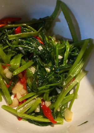 Foto resep Tumis Kangkung ala Chinese Resto by Tiger Kitchen