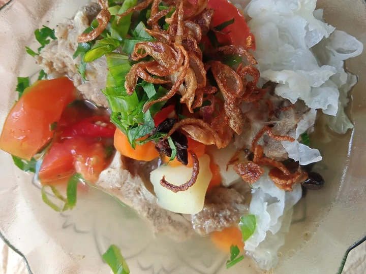 Langkah Gampang Membuat Resep Sop buntut sapi yang Enak Banget