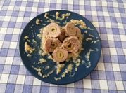 Una foto di polpette carne mortadella