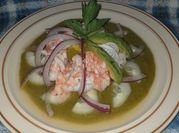Una foto de salsa aguachile