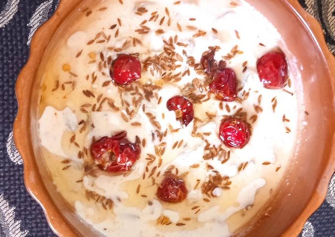 Three colour Lauki Raita Recipe by Adeya - Cookpad