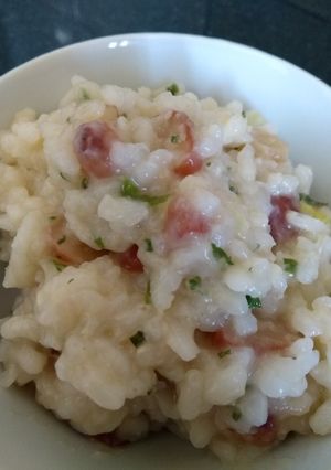 Foto de Risoto de Pinhão e Alho Poró