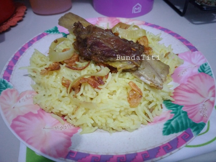 Cara Memasak 650.Nasi Kebuli Magic Com Bunda Pasti Bisa