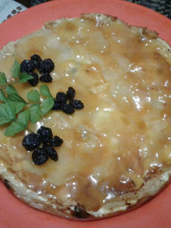 Una foto de Torta de ricota invertida
