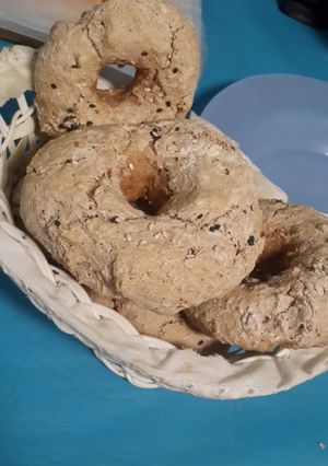Una foto de Bagels integrales con Avena