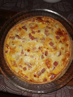 Una foto de Tarta de jamón y queso