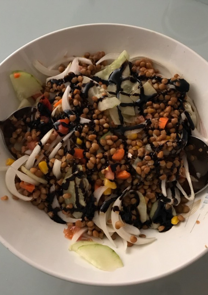 Una foto de Ensalada de Lentejas
