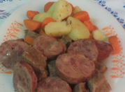 Uma foto de carne alcatra
