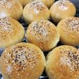 "Ψωμάκια για burger τύπου brioche"