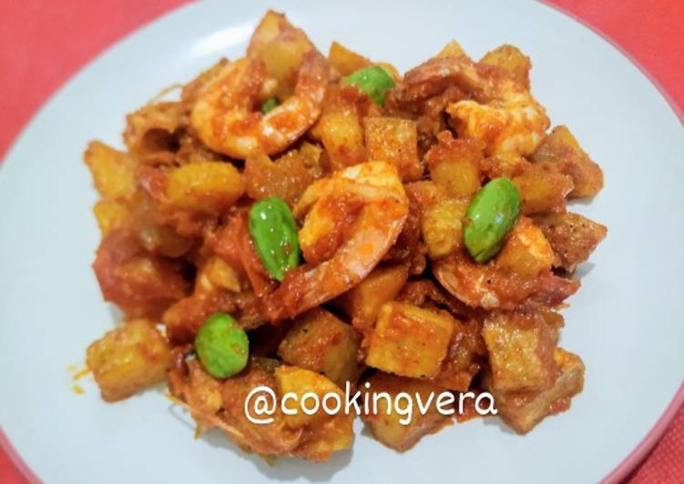 Recipe: Perfect Sambal Goreng Kentang Udang Pete