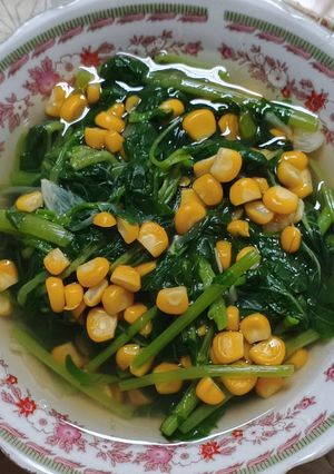 Foto resep Sayur Bayam Bumbu Kunci