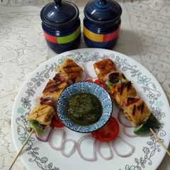A picture of Bread Paneer Tikka.