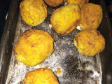 Bomba de Papas con Jamón y queso