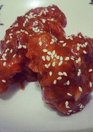 Foto resep Ayam saus pedas