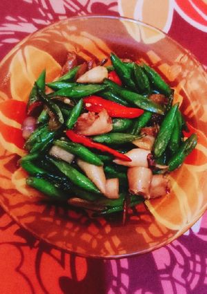 Foto resep Tumis buncis cumi asin