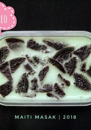 Foto resep Puding Oreo Simple