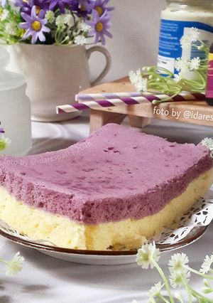 Foto resep 1. Brownis Kukus Taro Keju
