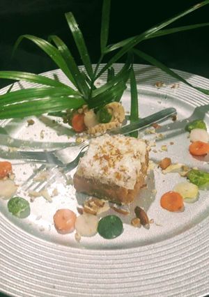 A picture of Coconut Magic Bars.