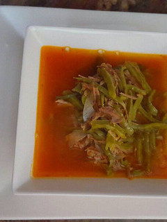 Una foto de Picadillo de carne de res con nopales