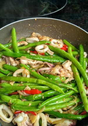 Foto resep Cumi Baby Buncis