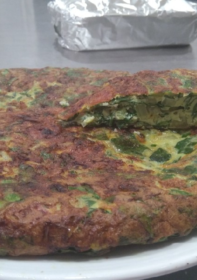 Una foto de Tortilla de acelgas