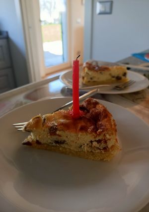 Foto di Crostata di ricotta e uvetta
