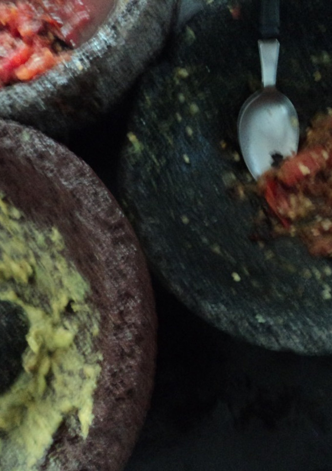 Una foto de Guacamole muy picante pa machos