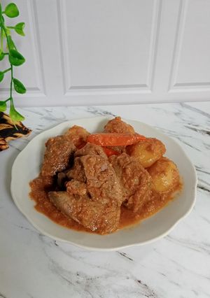 Foto resep Semur Kentang Hati Ampela Ayam
