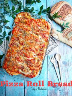 Foto resep Pizza Roll Bread