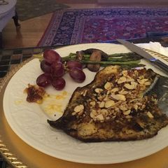 A picture of Rainbow Trout Almondine.