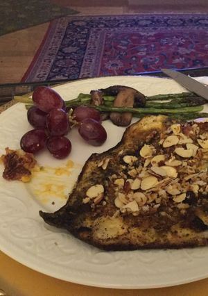 A picture of Rainbow Trout Almondine.