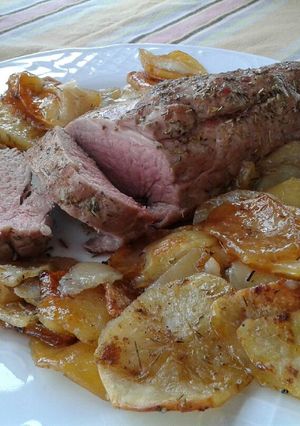 Una foto de Solomillo de cerdo a la miel