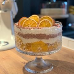 Chocolate Orange Tiramisu Trifle - gluten free A picture of Chocolate Orange Tiramisu Trifle - gluten free.