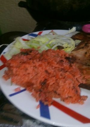 Una foto de Arroz con chorizo