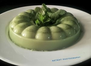 Foto resep Puding daun mint