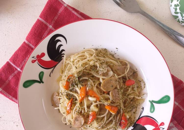 Resep Spaghetti aglio olio, Lezat