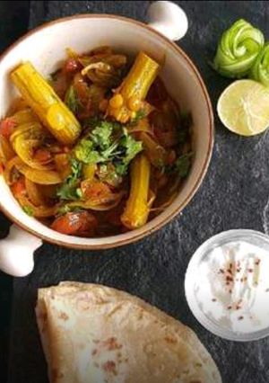 A picture of Drumstick Curry.