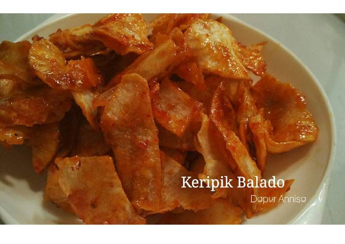 Resep Keripik Singkong Balado Sanjai Balado Oleh Annisa Nurjanaty