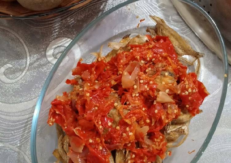 Geprek Tempe Teri Sambalado