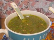 A picture of thin soup