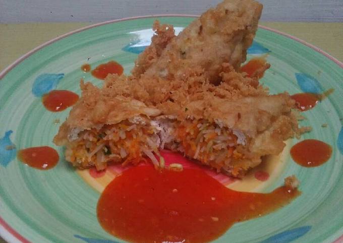 Resep Tahu Isi Mie 🍝 And Sayur Crispy Oleh Arthi Cookpad