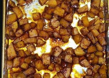 Easiest Way to Make Yummy Sweet and Spicy Roasted Butternut Squash