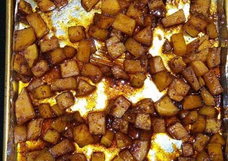 Recipe of Homemade Sweet and Spicy Roasted Butternut Squash