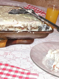Una foto de Pastel de carne con jamón y mozzarella