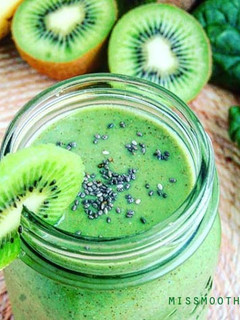 Una foto de Batido de kiwi para bajar de peso