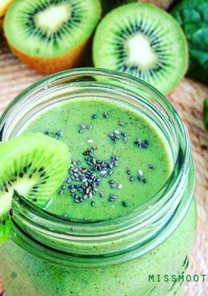 Una foto de Batido de kiwi para bajar de peso