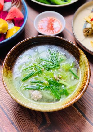Hình của món Canh Cải Thảo Nấu Thịt Bằm.