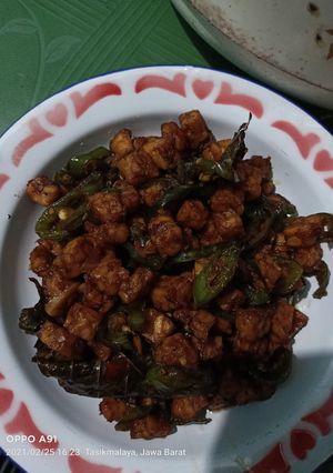 Foto resep Oseng Tempe Cabe Ijo