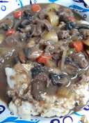 Beef Kidney Stew over Mash