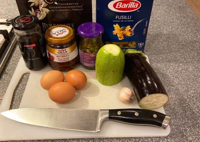 Steps to Prepare Any-night-of-the-week Simple Fusilli vegetarian pasta